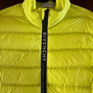 Givenchy Puffer Vest Lime Green/Yellow